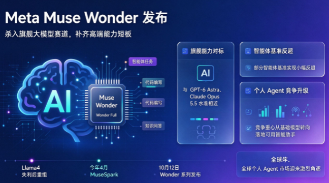 Meta推出Muse Wonder，对标GPT、Claude旗舰(图1)